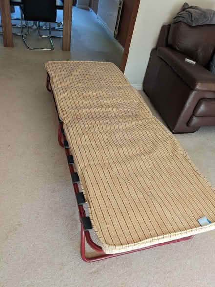 Photo of free Foldaway small single bed (Leybourne) #4