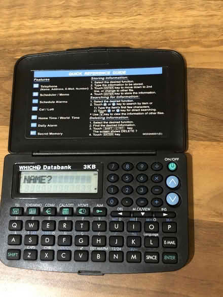 Photo of free Which databank (IP1) #1
