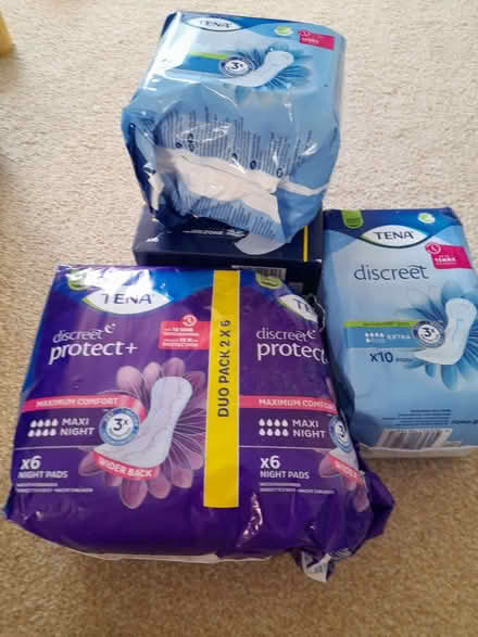 Photo of free Tena pads (Elmhurst WS13) #1