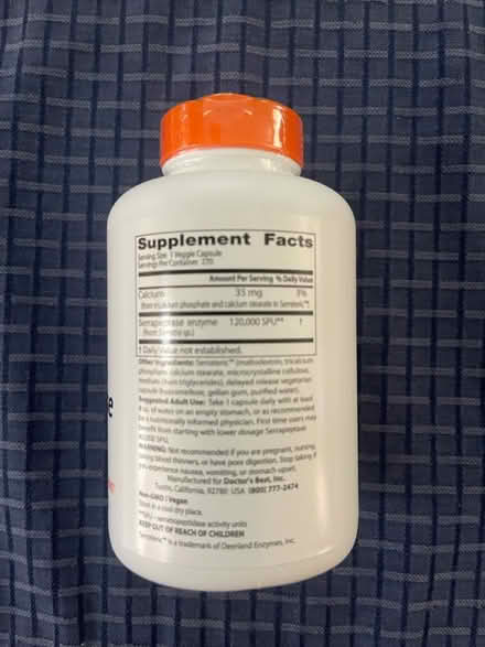 Photo of free Serrapeptase sealed bottle (Santa Clara) #1