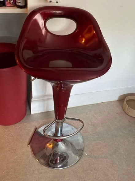 Photo of free Red stool (Westham BN24) #1
