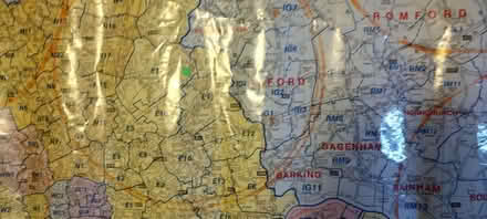 Photo of free wall map of greater london area (West Marina TN38) #4