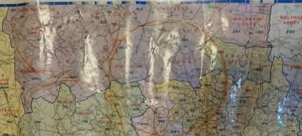 Photo of free wall map of greater london area (West Marina TN38) #2