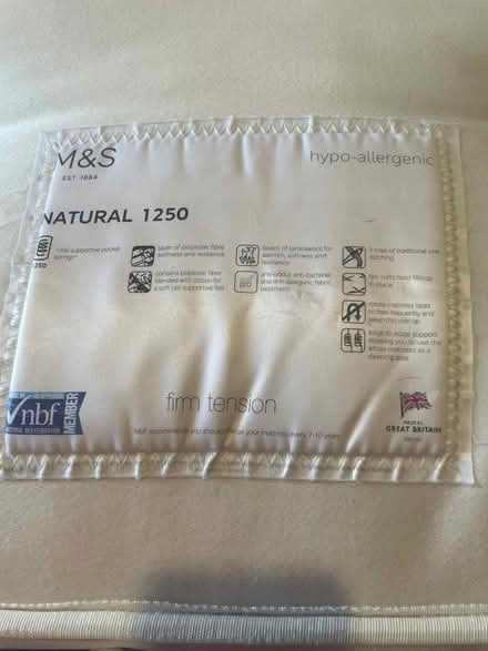 Photo of free M&S double Mattress (St Albans AL1) #2