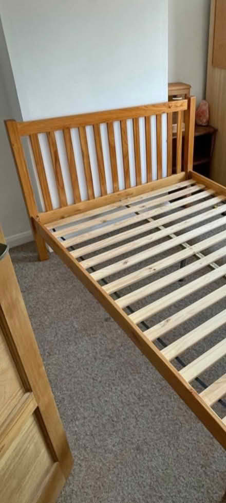 Photo of free Double bed frame (Neston CH64) #1