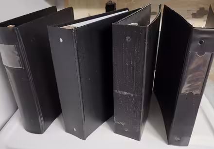 Photo of free 4 Black 3-Ring Binders (Ambler) #1