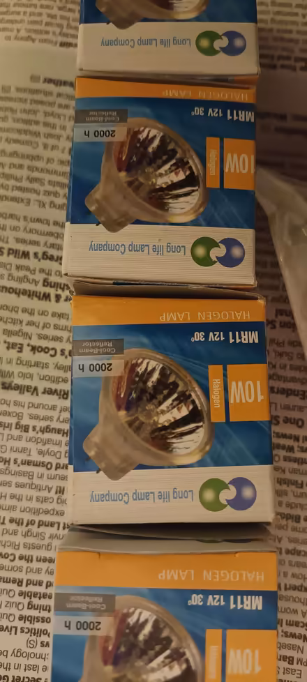 Photo of free halogen lamp bulbs (Great Baddow CM2) #1
