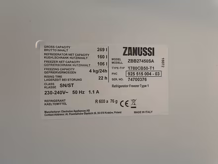 Photo of free Fridge (Wn7 4fq) #2