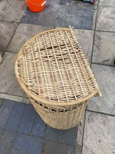 Photo of free Wicker/raffia laundry bin (Malvern Link WR14) #2