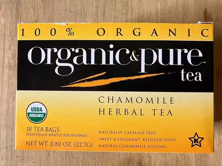 Photo of free Organic Chamomile Herbal Tea (Near Gary Ave & Schick Rd) #1