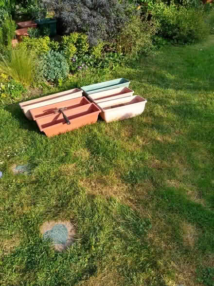 Photo of free 6 x Plastic Plant Troughs (Thorpe Bay, SS1) #1
