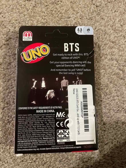 Photo of free New, BTS Uno game (Longbarn WA2) #3
