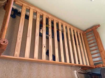 Photo of free Single pine bed (Kingsway) #1