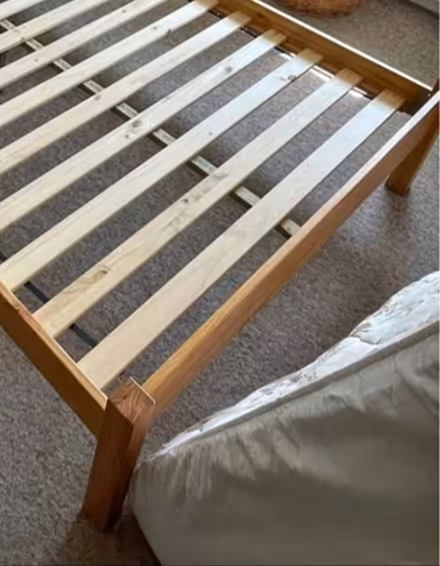 Photo of free Double bed frame (Neston CH64) #2