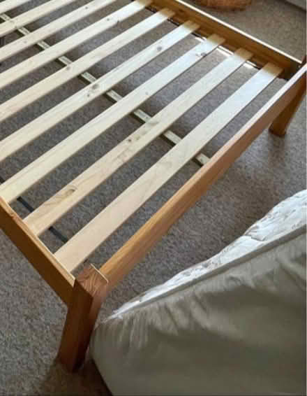 Photo of free Double bed frame (Neston CH64) #2