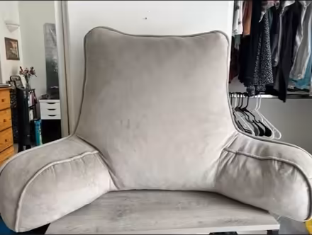 Photo of free Grey chair pillow (Reseda) #1