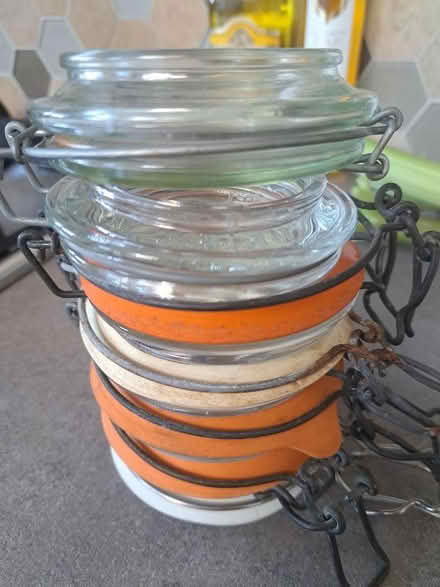 Photo of free Glass kilner jar lids (BT6) #2