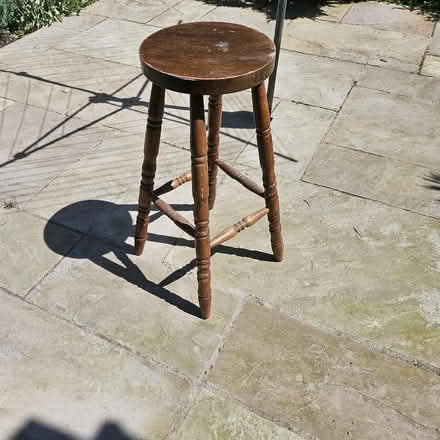 Photo of free Wooden tall stool (Dolley Green LD8) #1