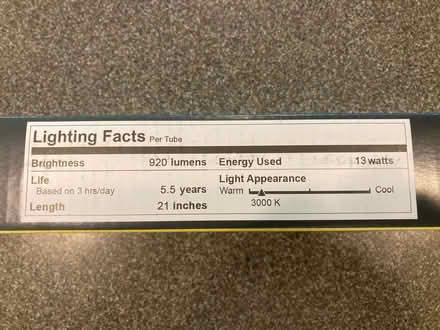Photo of free 21” fluorescent bulbs (Highland Ave, RWC) #2