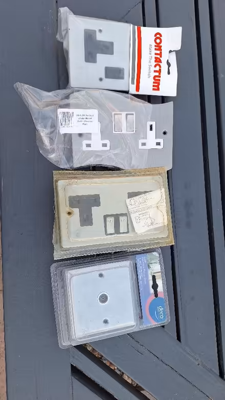 Photo of free Collection of chrome electrical sockets (Penrith CA11) #1