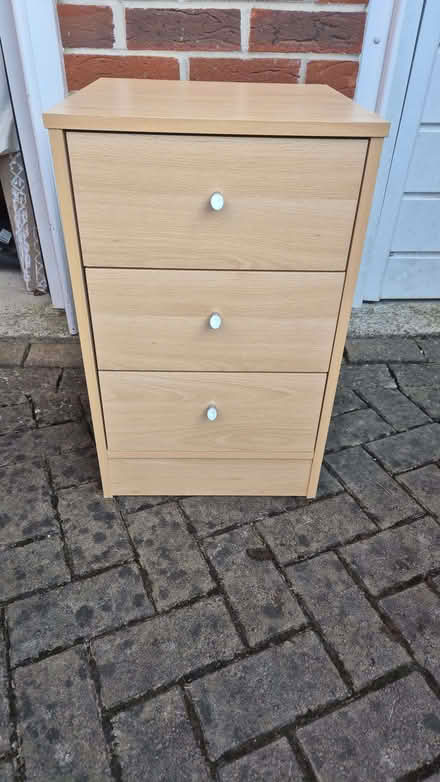 Photo of free Bedside cabinet - beech (GU14) #1