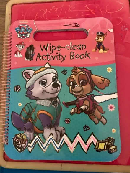 Photo of free Paw patrol wipe clean book (Farcet) #1
