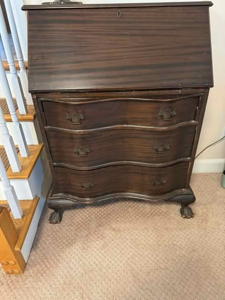 Photo of free Antique Wooden Secretary Desk (West Natick) #1