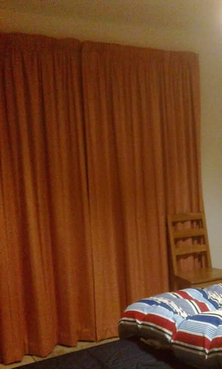 Photo of free A pair of long curtains (Topsham EX3) #1