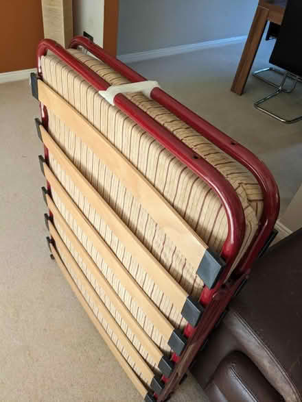 Photo of free Foldaway small single bed (Leybourne) #2