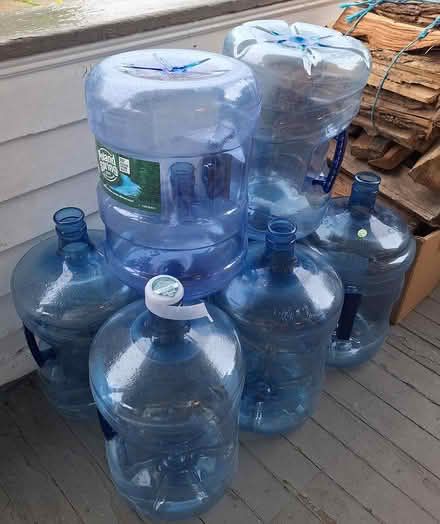 Photo of free 8 - 5 Gallon Water Bottles (Middletown, NY) #1