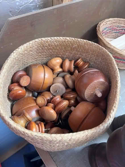 Photo of free Wooden furniture feet & draw knobs (Rhayader LD6) #1