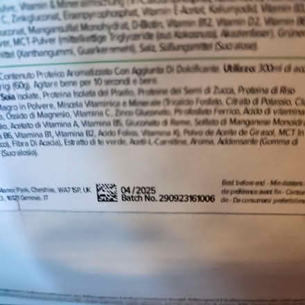 Photo of free Vegan protein meal replacement (Church RG2) #3