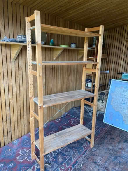 Photo of free Wooden storage shelves (Corsham) #1