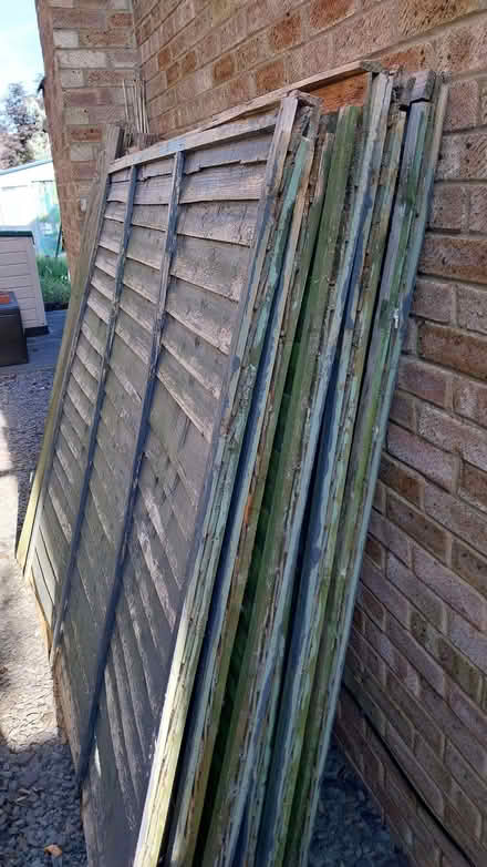 Photo of free Old fence panels and posts (Charlton OX12) #2