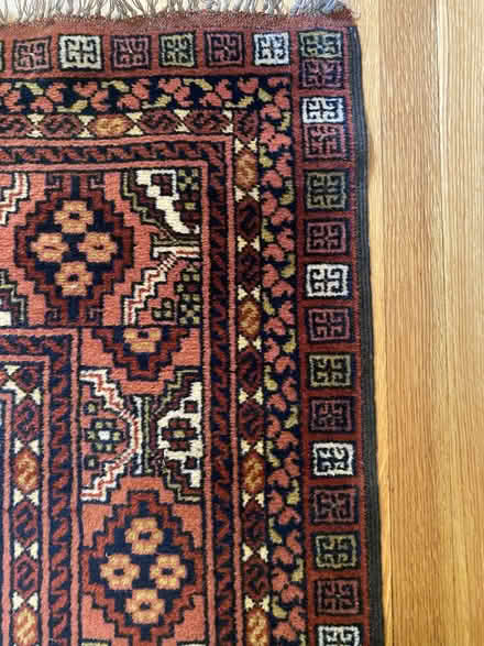 Photo of free Orange black oriental rug (Nr Fresh Pond & Mt Auburn Cem.) #2