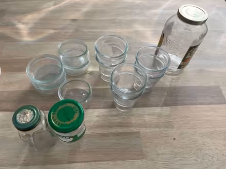 Photo of free plastic and glass containers (Lawrence/ El Camino Real) #2