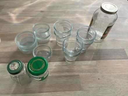 Photo of free plastic and glass containers (Lawrence/ El Camino Real) #2