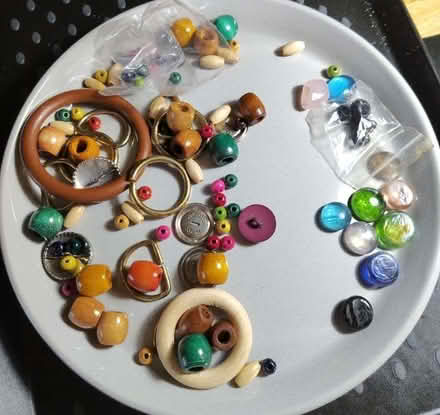 Photo of free Assortment of beads, stones etc. (Reabrook Estate SY3) #1