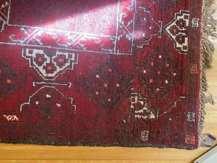 Photo of free Deep red oriental rug (Nr Fresh Pond & Mt Auburn Cem.) #3