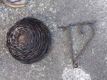 Photo of free Small hanging basket and bracket (Southport PR8) #1
