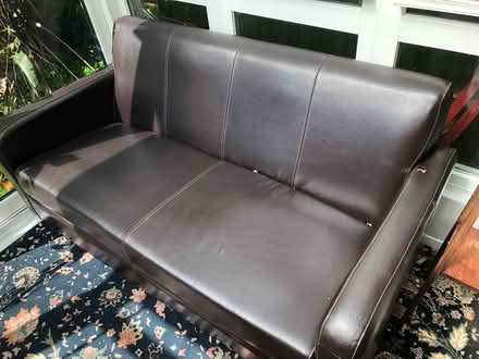 Photo of free Leather sofa (Brighton Kemp Town) #2