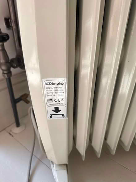 Photo of free Dimplex radiator - white 1800-200kw (Brixton Hill SW2) #3