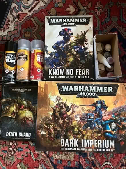 Photo of free War Hammer 40,000 starter set and Dark Imperium and paints (Steyning BN44) #1