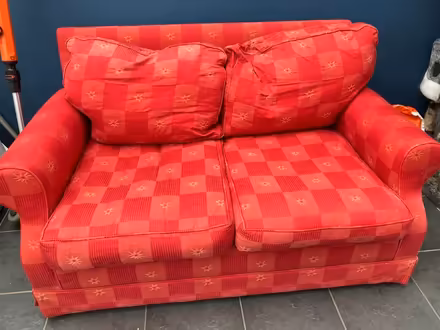 Photo of free Red 2 seater sofa (G14) #1