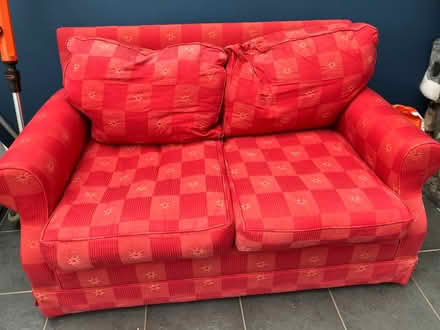 Photo of free Red 2 seater sofa (G14) #1