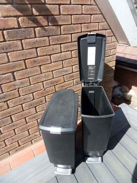 Photo of free 2 slim plastic pedal bins (Radyr CF15) #2
