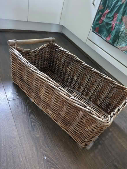 Photo of free Wicker washing basket (Ware SG12) #2