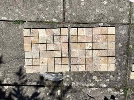Photo of free 2 mosaic tiles and lots of bits (Llandudno LL30) #1