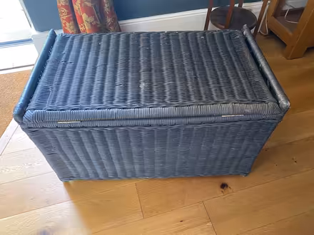 Photo of free Green wicker basket (Norton LD8) #1