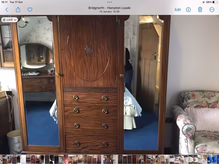 Photo of free Large j Shoolbred wardrobe (Hampton Loade WV15) #1